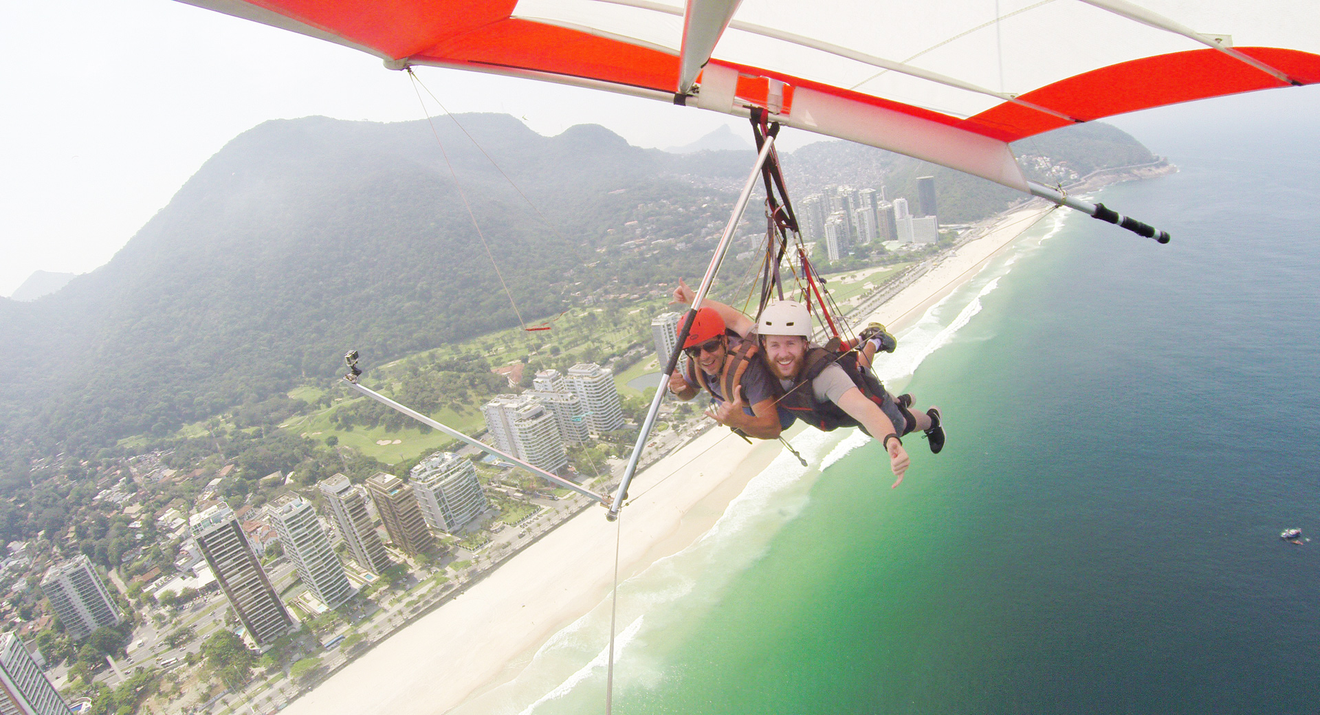 Alex Hang Gliding over Rio