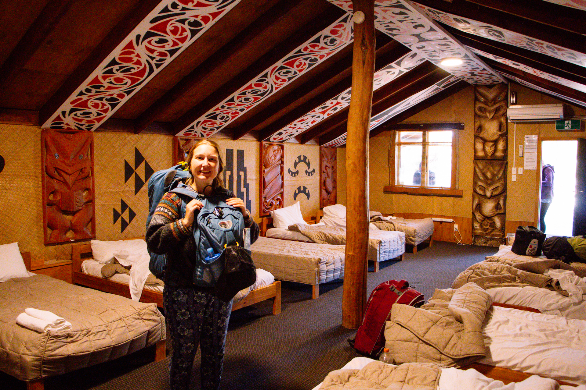 Inside the room of Tamaki Maori Village Beds and conditions