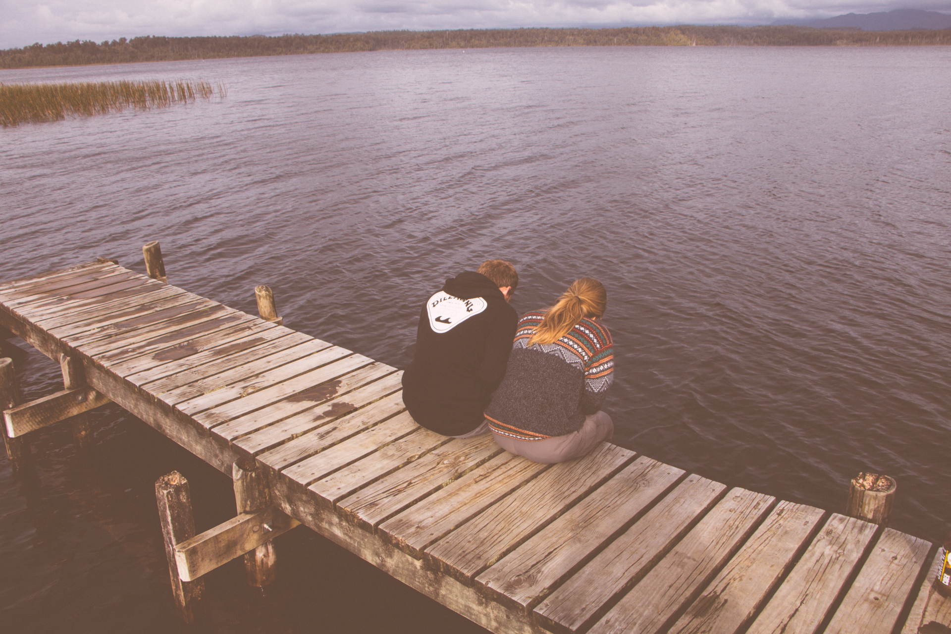 nomadAls on Lake Mahinapua pier