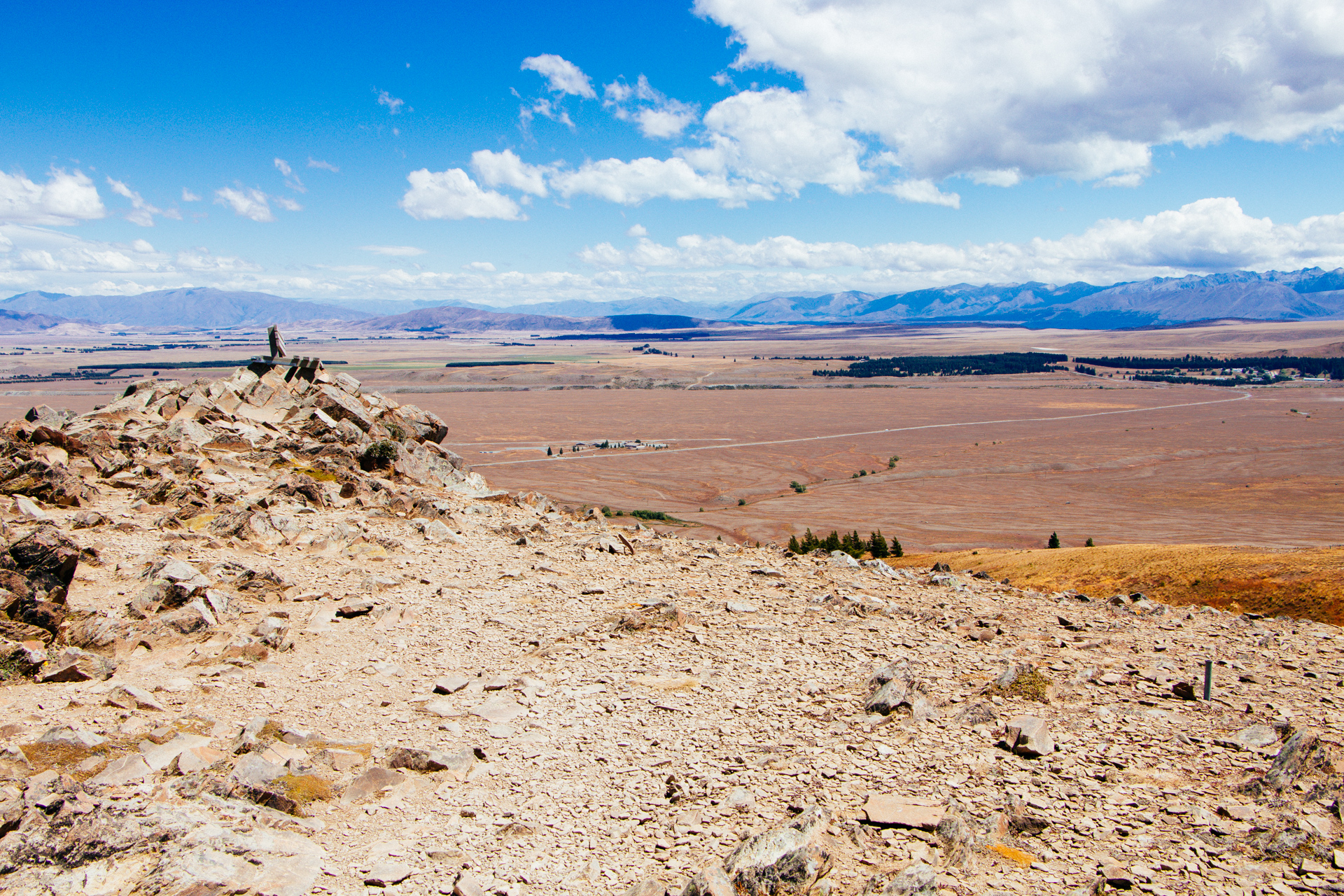 Lake Tekapo top of Mount John