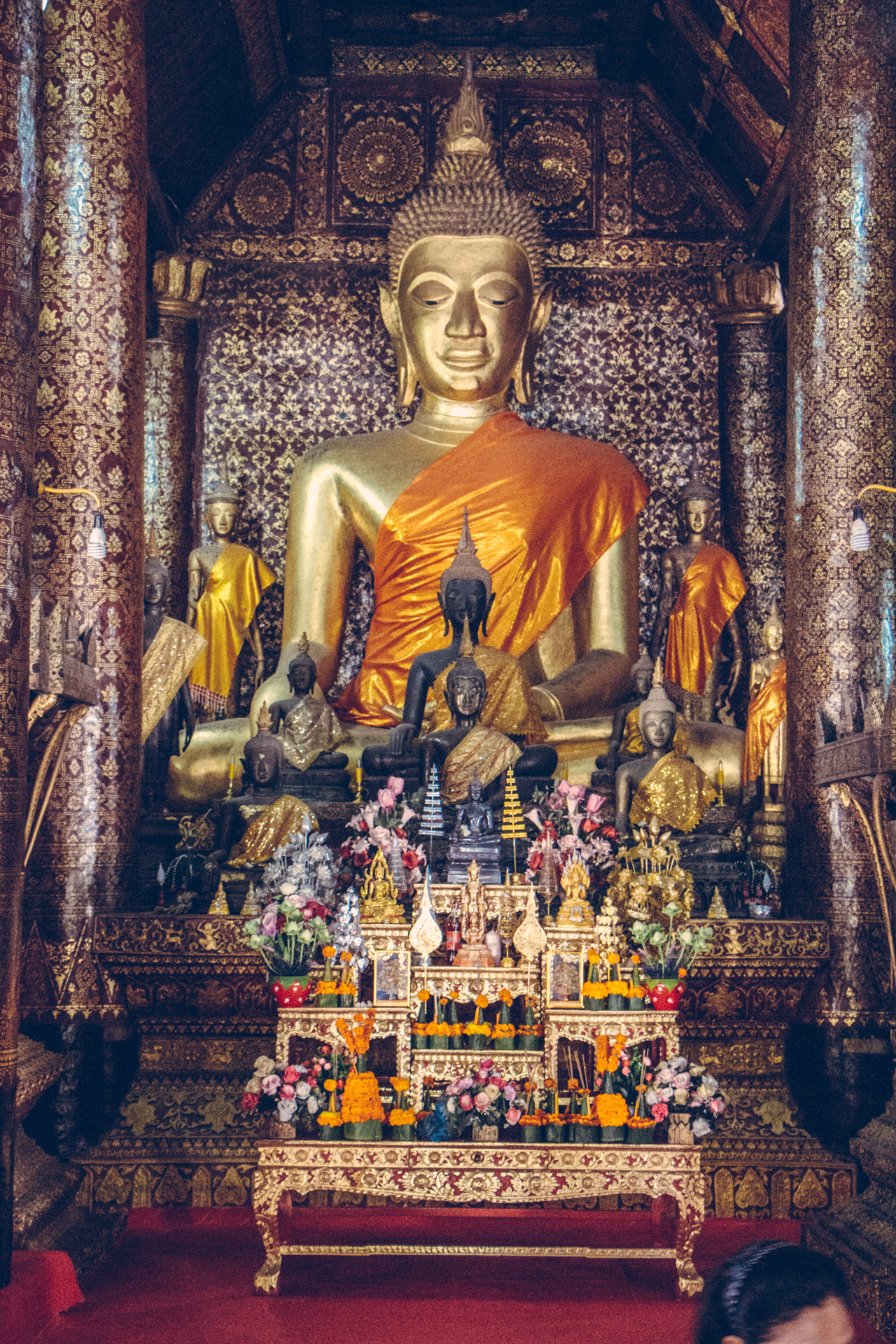Buddhist Shrine in Laos Luang Prabang