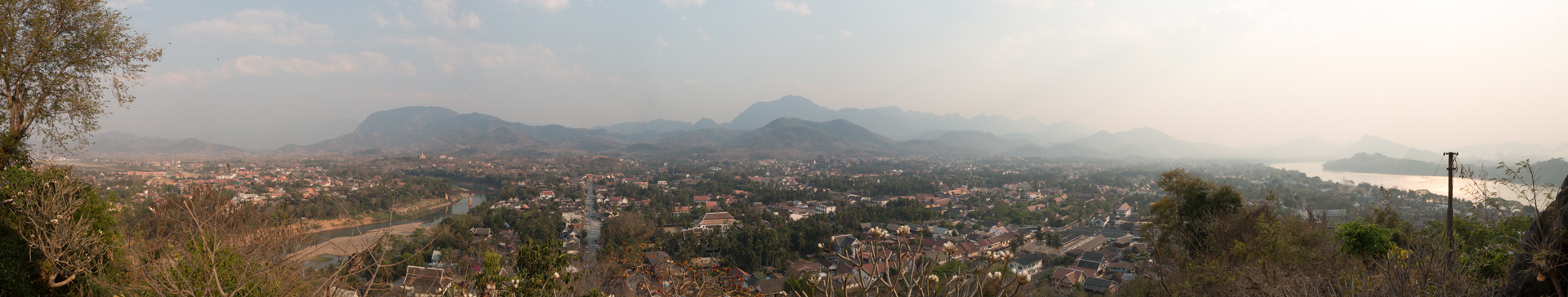 Panoramic from Mount Phousi Luang Prabang