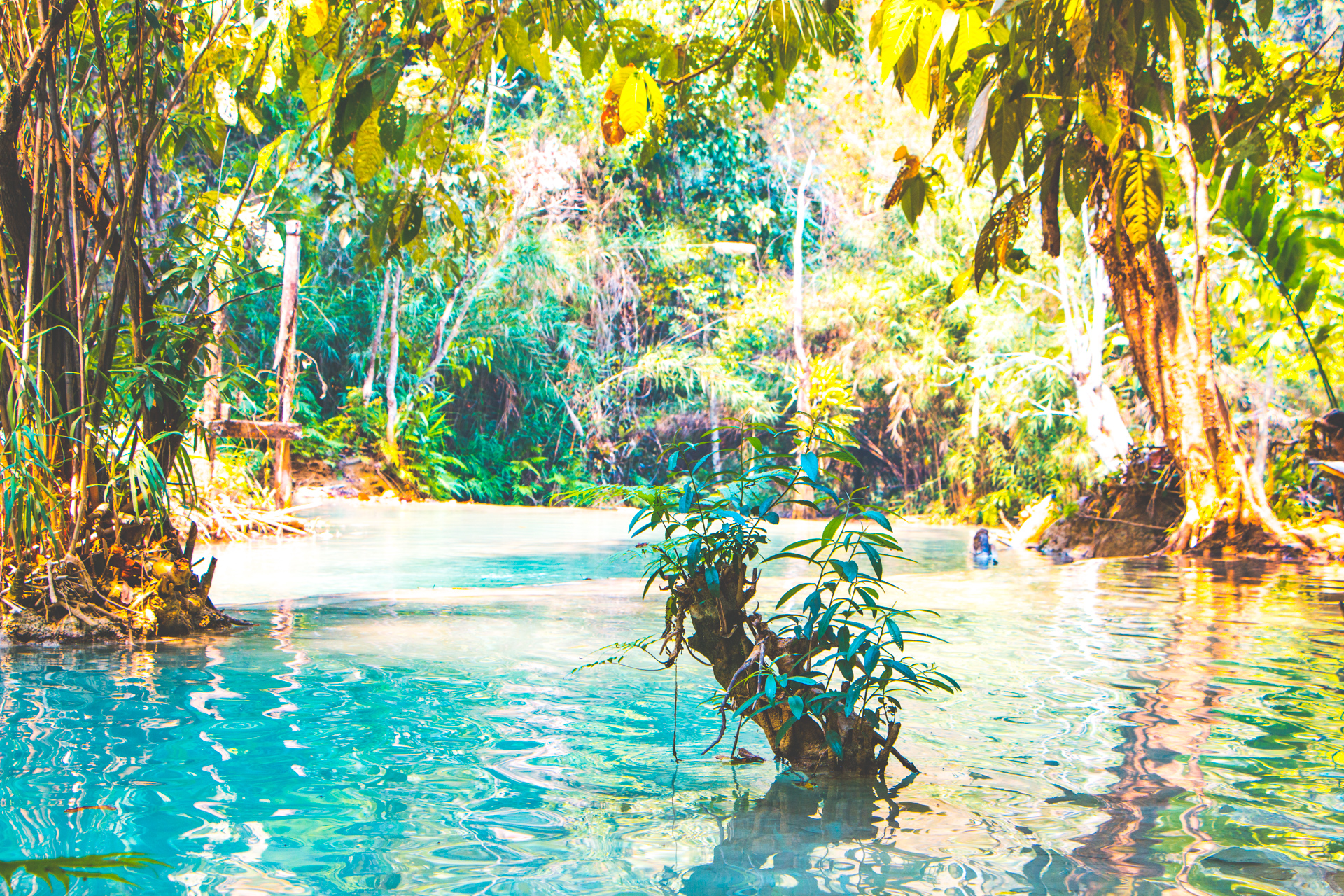 Kuang Si Falls pool Luang Prabang