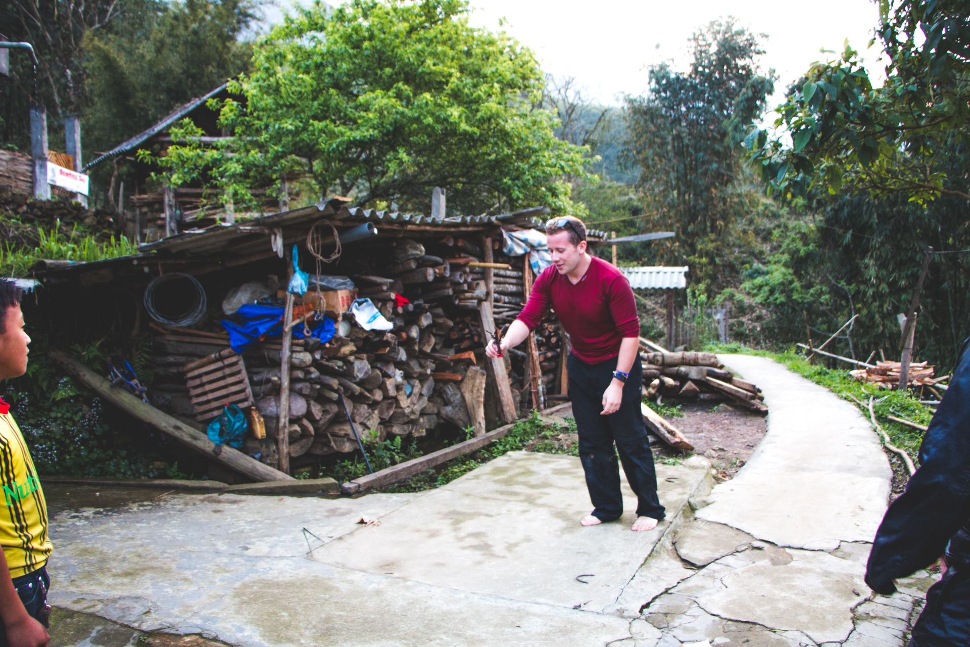 Da Cau game in Sapa, Vietnam